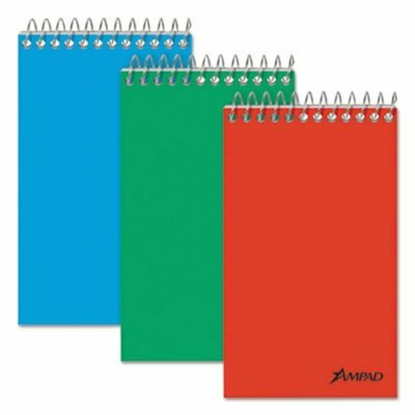 Ampad/ Of Amercn Pd&Ppr Ampad, MEMO BOOKS, NARROW RULE, 3 X 5, WHITE, 3PK 45093